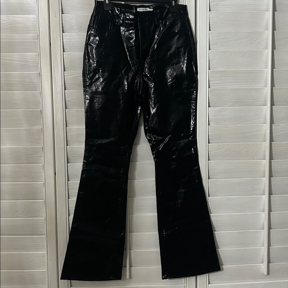 Good American faux patent leather black jeans - Picture 1 of 4